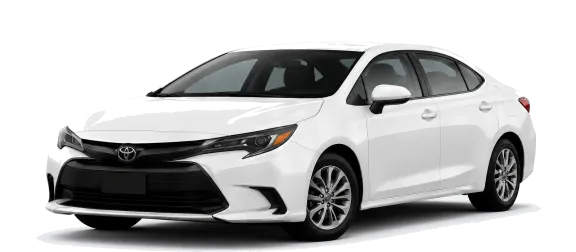 White economy sedan representing the delivery vehicle category